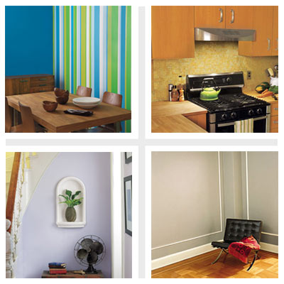 various wall finishes