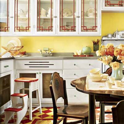 Kitchen on Colors   Create A Colorful Vintage Style Kitchen   This Old House