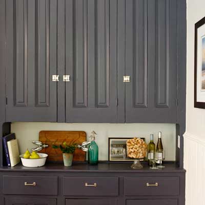 pantry in this open remodeled kitchen