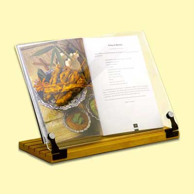 protective plastic cookbook holder