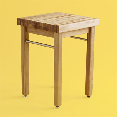budget butcher-block kitchen worktable