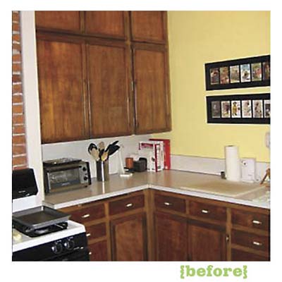 the kitchen of this victorian and craftsman style cottage before remodel