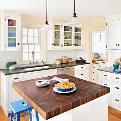 the Newton Centre, MA TV project remodeled kitchen