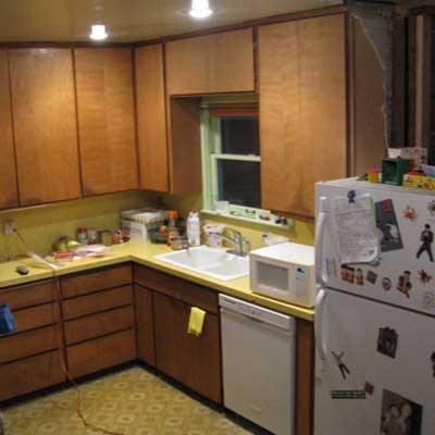 outdated kitchen