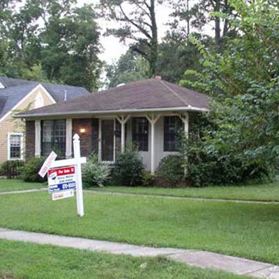 small one story house