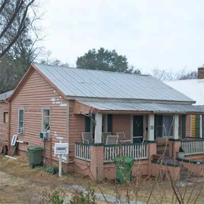 run down house