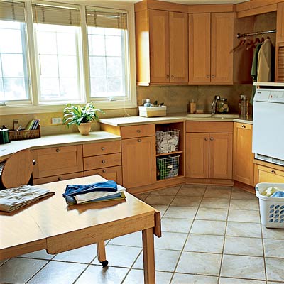 laundry room and work station