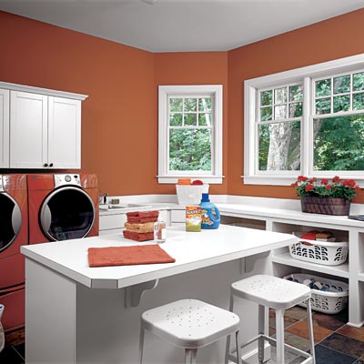 family room laundry room
