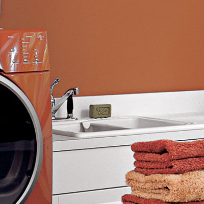 sink in family room laundry room
