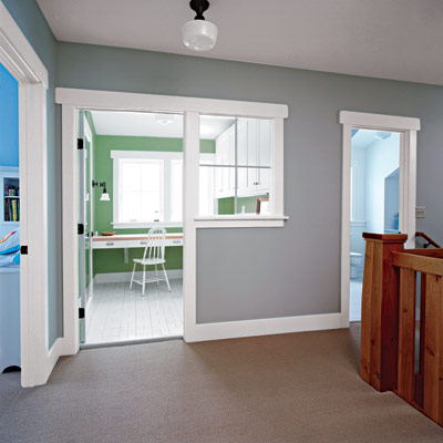 upstairs laundry room
