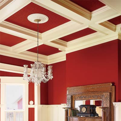 how to build coffered ceiling