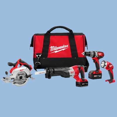 milwaukee cordless tool set