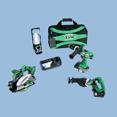 hitachi cordless tool set