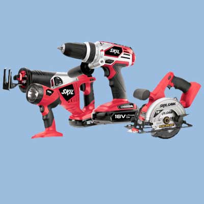 skil cordless tool set