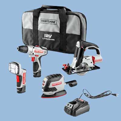 craftsman cordless tool set