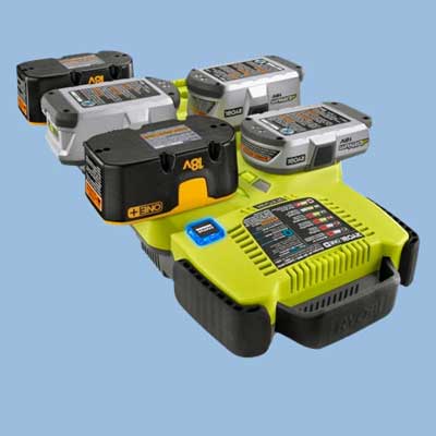 ryobi six port battery charger