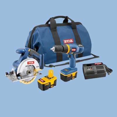 ryobi cordless tool set