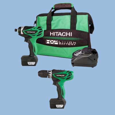 hitachi cordless tool set