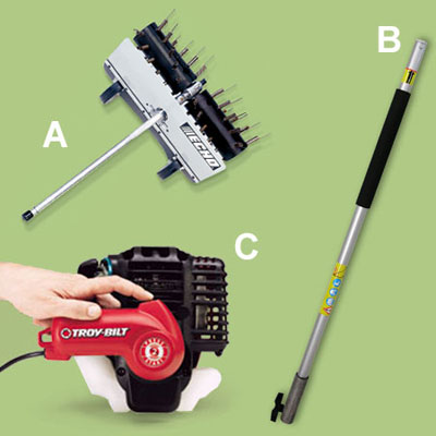 miscellaneous accessories for a multihead trimmer