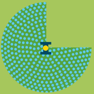 quiet rotor sprinkler spray pattern