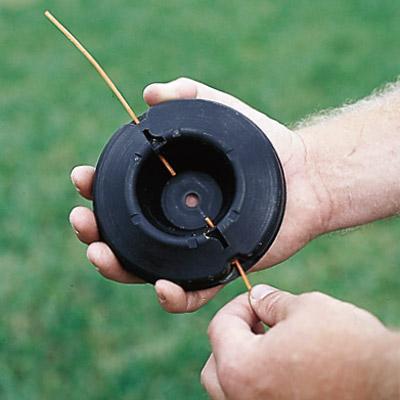 tangled string in string trimmer