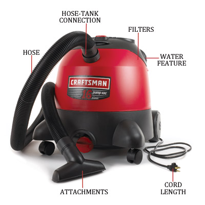 craftsman sixteen gallon vacuum