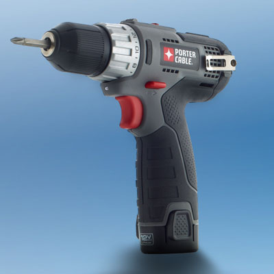 the Porter-Cable PCL120DDC-2 drill/driver