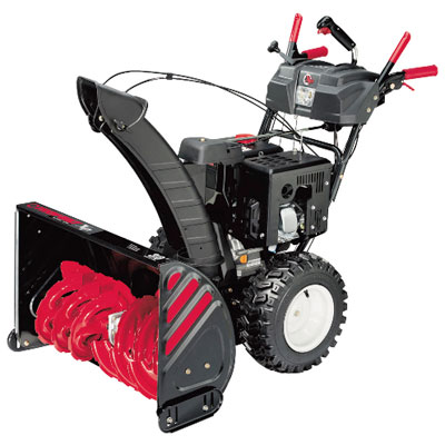 snow thrower from Troy Bilt with power motor