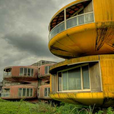 UFO houses in taiwan