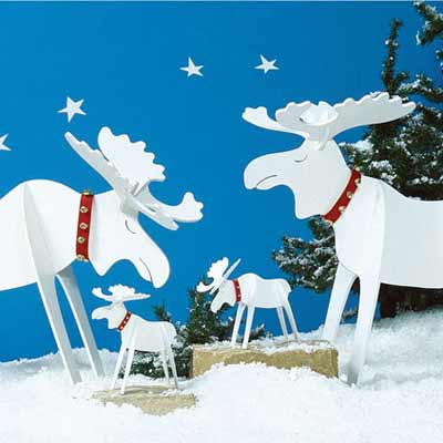 Christmas Moose | Holiday Woodworking Plans for Fun Yard Decor | This ...