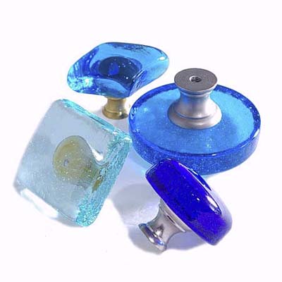 recycled glass pulls