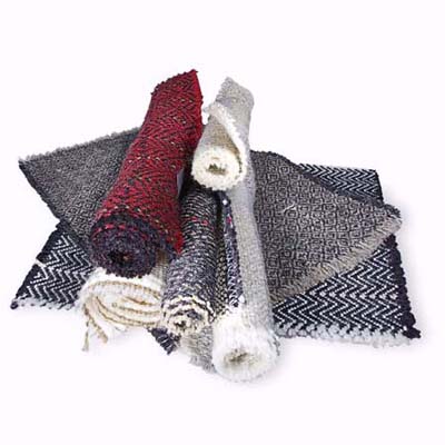 organic hand-woven wool fabrics 