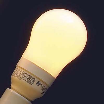 General Electric compact flourescent for general lighting