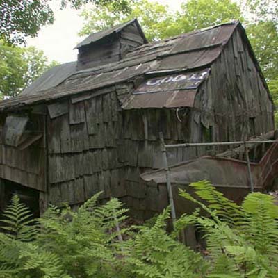 Vermont maple syrup refinery ruin