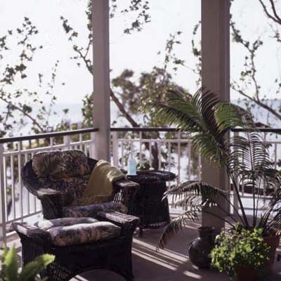 screened porch in Key Largo eco-friendly house