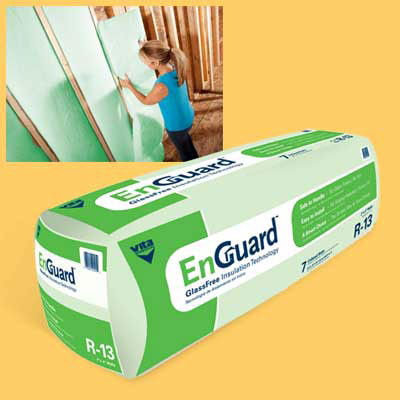 batt insulation made 50 percent of recycled plastic bottles showcased at the 2011 international builders show