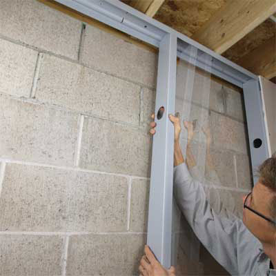 clip-in system of rails and studs showcased at the 2011 international builders show