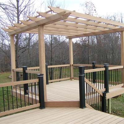 bamboo that's been sealed  showcased at the 2011 international builders show