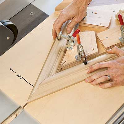 miter clamp securing a joint for the ceiling medallion restoration during the toh tv los angeles house project remodel