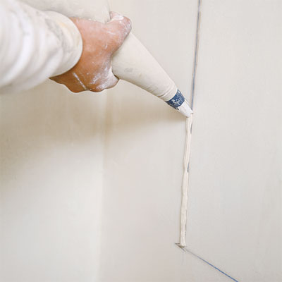 canvas grout bag used to restore plaster detail during the toh tv los angeles house project remodel