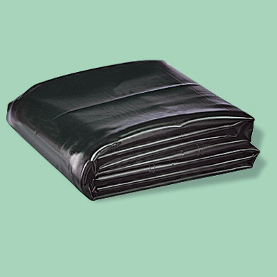 synthetic rubber liner for the bottom of a pond