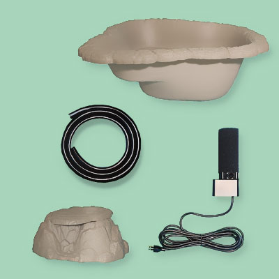 a backyard pond DIY kit