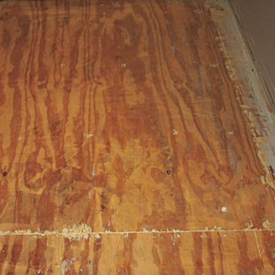 unfinished wood floor