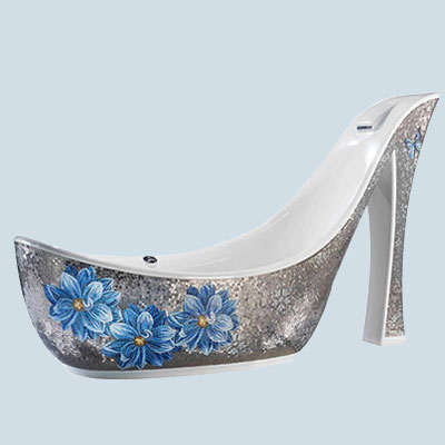 shoe-shaped bathtub wacky bath product