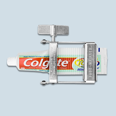 toothpaste tube wringer wacky bath product