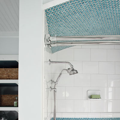 Tub alcove after bathroom remodel