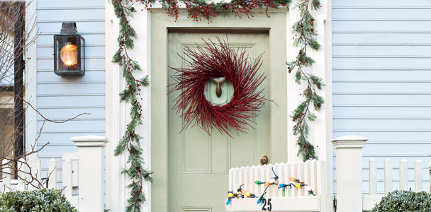 Decorated outer home entry