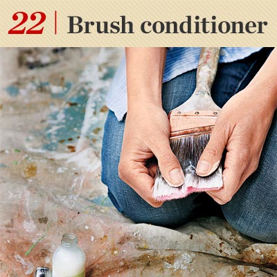 Brush Conditioner reader tip to save time and money