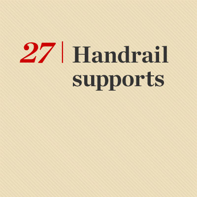 Handrail Supports  reader tip to save time and money