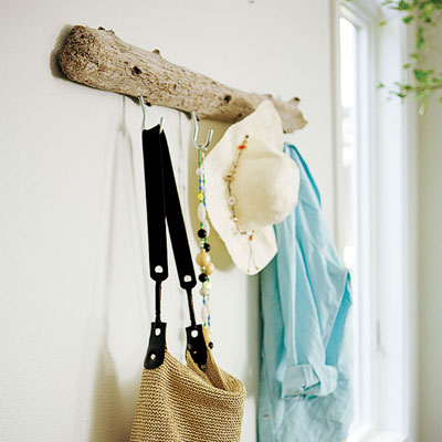 driftwood coat rack